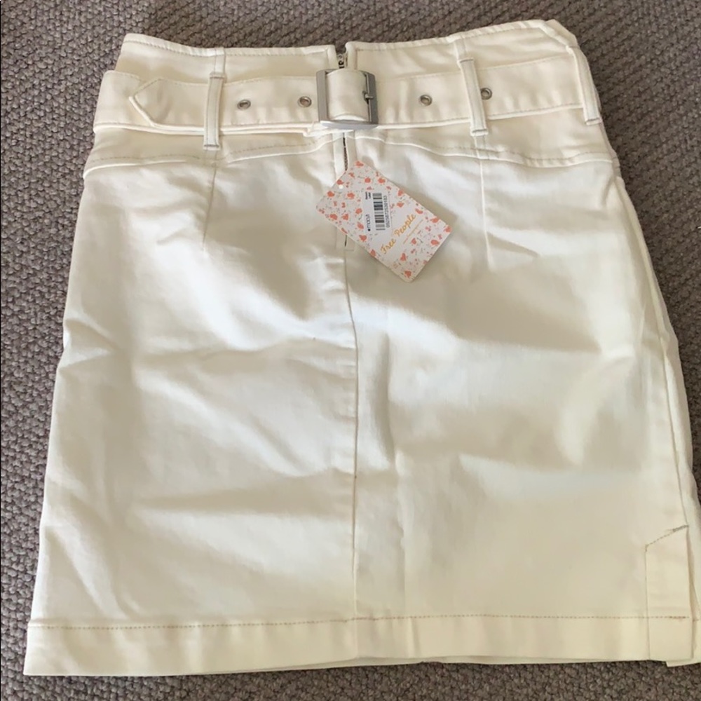NWT White Free People skirt